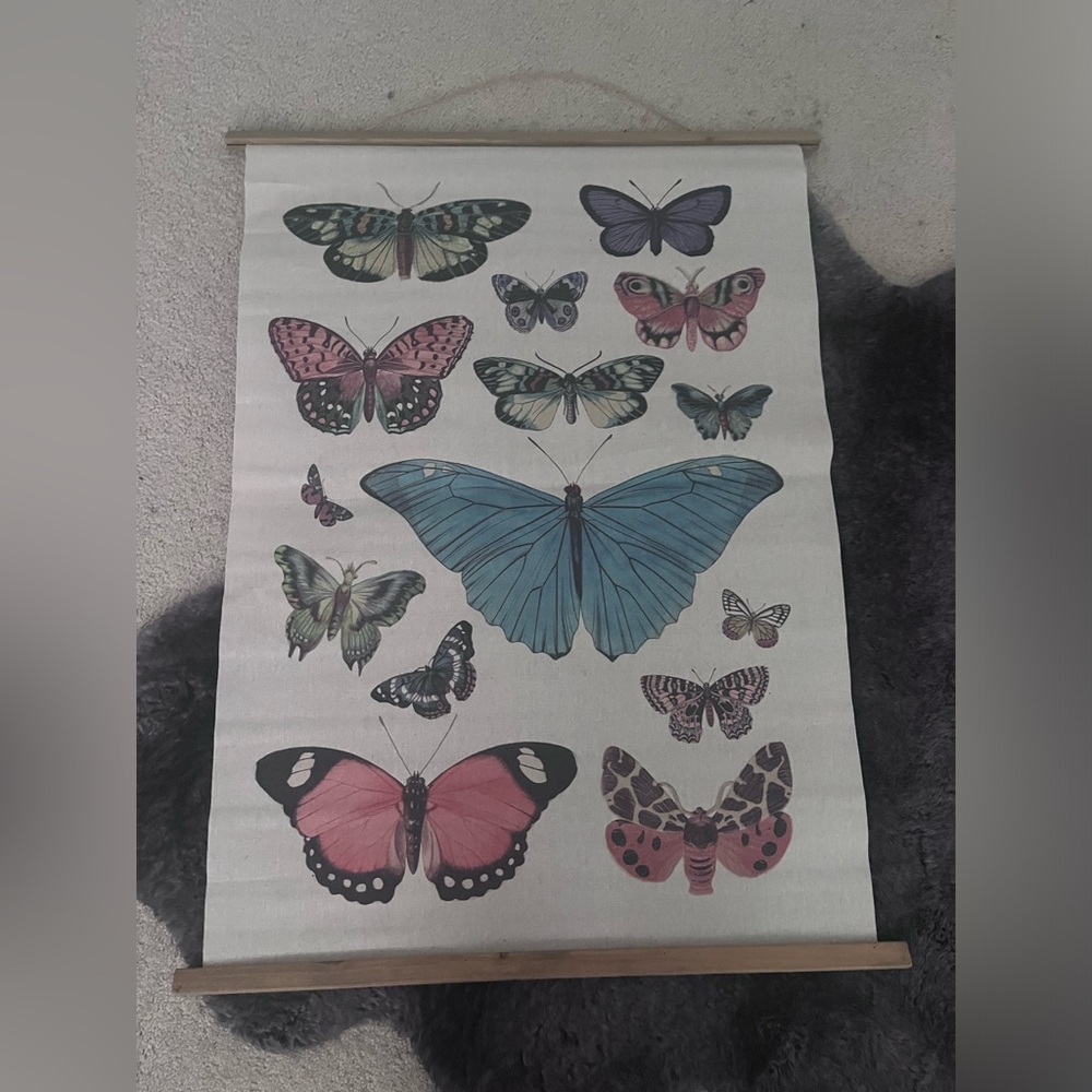 Large Butterfly Tapestry
